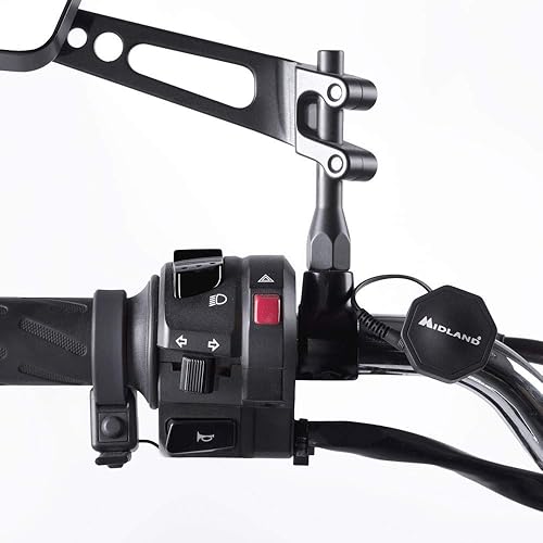 Midland BTT Button Pulsante Bluetooth da Moto per BTTalk App, Accessorio per Qualsiasi Marca di Interfono, Comunica in Sicurezza Senza Togliere le Mani dal Manubrio - Fashionser