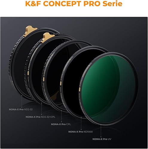 K&F Concept Nano-X Pro 77mm Filtro Polarizzatore Circolare Filtro CPL con Frame in Ottone 36 Strati Rivestimento Nano in Vetro Ottico per Obiettivi 77mm - Fashionser