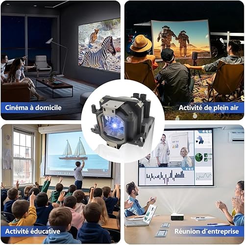 LMP-H130 Lampada Proiettore con Alloggiamento Compatibile con Sony HS50 HS51 HS60 VPL-HS50 VPL-HS51 VPL-HS60 - Fashionser