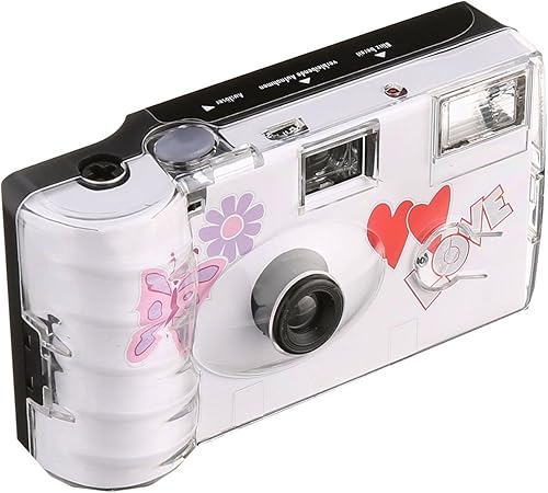 TopShot - Fotocamere usa e getta, 27 foto, flash, confezione da 12 - Fashionser