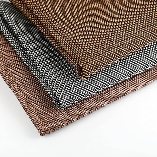 Tela Acustica,Panno Altoparlante 150x50cm Vintage Addensare Addener Panno Panno Griglia Stereo DustCloth Filtro Tessuto Tessuto Speaker Speaker Mesh Ploth Classic ( Color : BlackBrown(150x50cm) ) - Fashionser