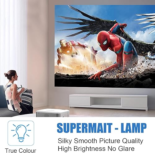 Supermait SP.7CR01GC01/BL-FU330B - Lampadina di ricambio per proiettore con alloggiamento UHP330 E20.7, compatibile con proiettore Optoma EH512/W512 - Fashionser