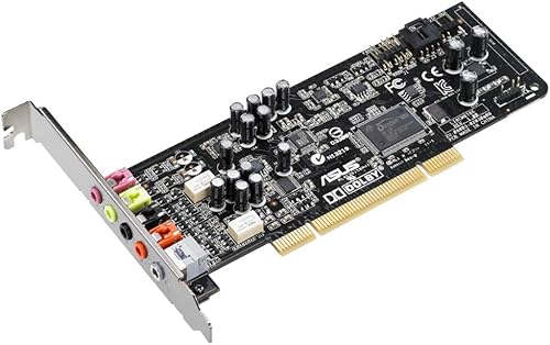 Asus Xonar DGX Scheda Audio PCI-Express, 105dB SNR, 5.1 Canali, Amplificatore Cuffie, Dolby Headphone, GX2.5, Nero/Antracite - Fashionser