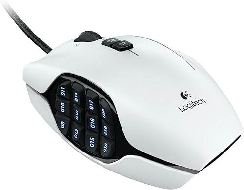 Logitech G600 MMO Gaming Mouse Bianco -Versione Italiana - Fashionser