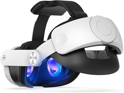 NEWENMO Cinghia per la testa per Meta Quest 3, cinghia regolabile per Oculus Quest 3, ricambio per cinghia Elite, cinghia per la testa riduce la pressione sulla testa e migliora - Fashionser