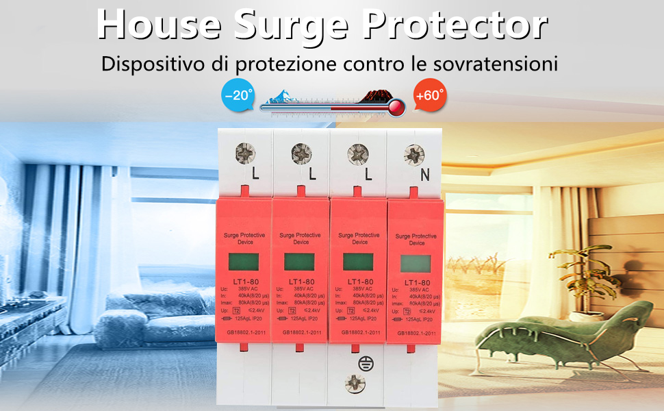 Protezione contro le sovratensioni della casa