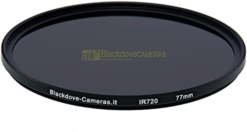 Filtro infrarosso 720nm 77mm Blackdove-cameras- Infrared filter 720 nm cut. IR - Fashionser
