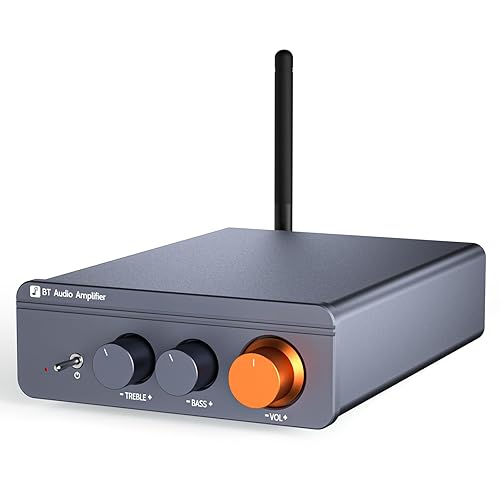 Jancane Audio Amplificatore Bluetooth 5.4, 600W TPA3255 Mini Amplificatore HiFi, Op-Amp Sostituibili, Amplificatore Stereo Casa Integrato Classe D 2.0 Canali per Altoparlanti Passivi da Home Theatre - Fashionser
