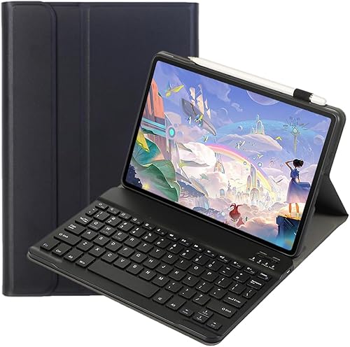 leleyo Cover tastiera per Huawei MatePad 11.5 S 2024 11.5 pollici Custodia tastiera wireless magnetica rimovibile QWERTY per Huawei MatePad 11.5 S 2024 (Nero) - Fashionser