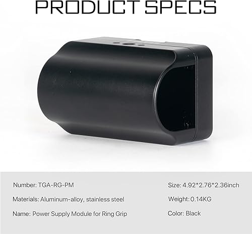 TILTA Modulo di alimentazione per Tilta Ring Grip compatibile con DJI RS 2, uscite di alimentazione per monitor e sistemi video wireless TGA-RG-PM - Fashionser