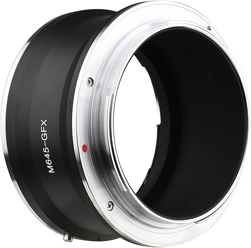 HUIOP Adattatore 645 GFX M645-GFX Adattatore per Obiettivo per Fotocamera di Ricambio per Obiettivo Mamiya 645 per Fujifilm G Mount GFX100 GFX50S GFX50R GFX100S - Fashionser