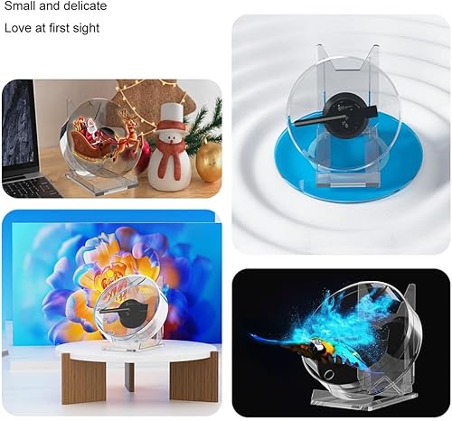 KIKAPA Proiettore di ologrammi 3D con supporto remoto per immagini e video per il posizionamento su ristoranti, case, ecc. per aumentare il divertimento - Fashionser
