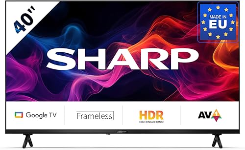 40GF2265E - Smart TV 40 Pollici, Full HD, DVB-T2, HEVC/H.265, Nero - Fashionser