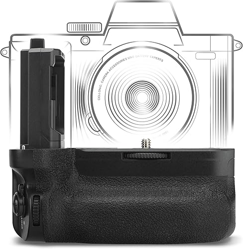 Impugnatura VG-C4EM Compatibile con Sony A7 IV, A7R IV, A7R V, A9 II, A1 Battery Grip per Fotocamera Fotografia Verticale Multifunzione portabatterie NP-FZ100 - Fashionser
