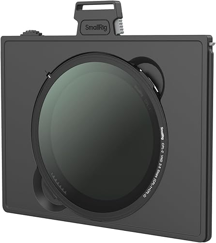 SMALLRIG Kit Vassoio Filtro VND Multifunzionale, con Vassoio Filtro, Filtri CPL 1 e CPL2, Nessun Filtro in Vetro Ottico X Cross HD, SOLO per SMALLRIG Matte Box 3556/3645 / 3641/3646-4415 - Fashionser