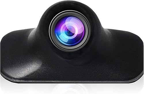 PARKVISION Telecamera Retromarcia con Obiettivo Girevole – Telecamera Laterale e Anteriore, Installazione con Nastro Adesivo, Funzione di Inversione Immagine, Senza Linea di Parcheggio - Fashionser