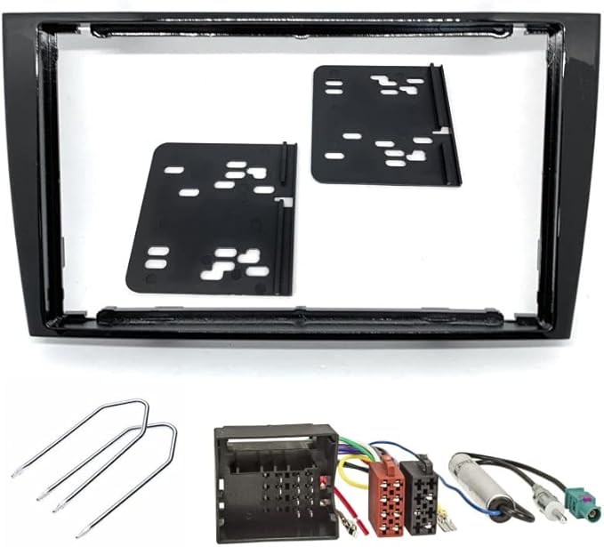 Sound way - Kit Montaggio Adattatore Autoradio, Mascherina 2 DIN Compatibile con Peugeot 308 2007-2013 / Peugeot 408 2011+ / RCZ 2010-2015 - Fashionser