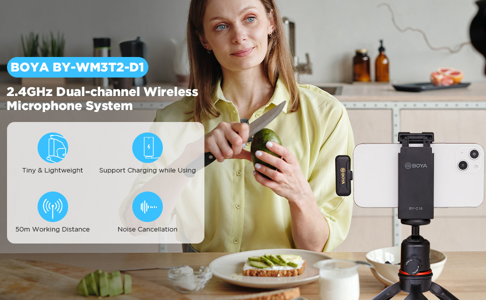 Wireless lapel Microphone