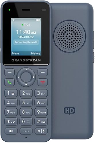 Grandstream WP816 - Telefono wireless IP Wi-Fi con doppia banda integrata 802.11a/b/g/n/ac/ax e 6 ore di conversazione. - Fashionser