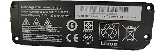 088796 088789 088772 Batteria dell'altoparlante Bluetooth compatibile con Soundlink Mini 2 Series (7.4V 17Wh) - Fashionser