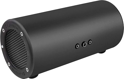 MINIRIG Altoparlante portatile ricaricabile per subwoofer, batteria da 80 ore, colore: nero - Fashionser
