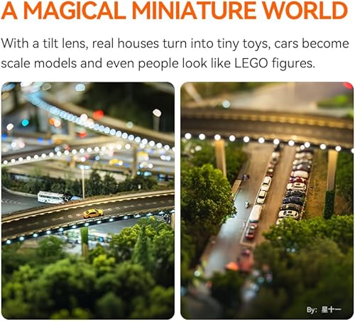 TTartisan Obiettivo tilt F1.4 APS-C da 35 mm per fotocamera M4/3, apertura grande e messa a fuoco manuale, compatibile con fotocamere Oilympus/Panasonic M4/3 Mount - Fashionser