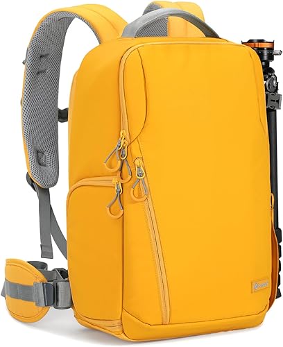 TARION Zaino per fotocamera impermeabile, borsa per fotocamera DSLR con scomparto per laptop da 15,6 pollici, copertura antipioggia, zaino professionale da viaggio per fotografie, SLR, obiettivo della - Fashionser