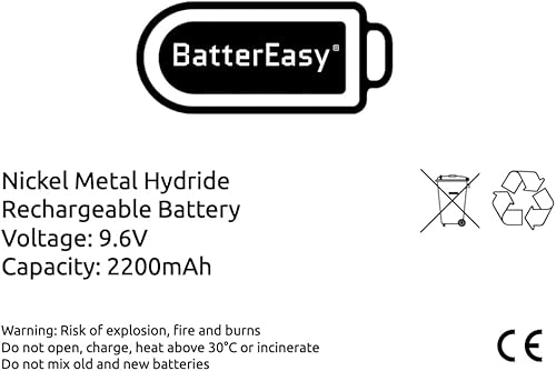 Durata prolungata lunga 9.6V 2200mAh dell'analizzatore radio della sostituzione della batteria dell'antenna SARK100 - Fashionser