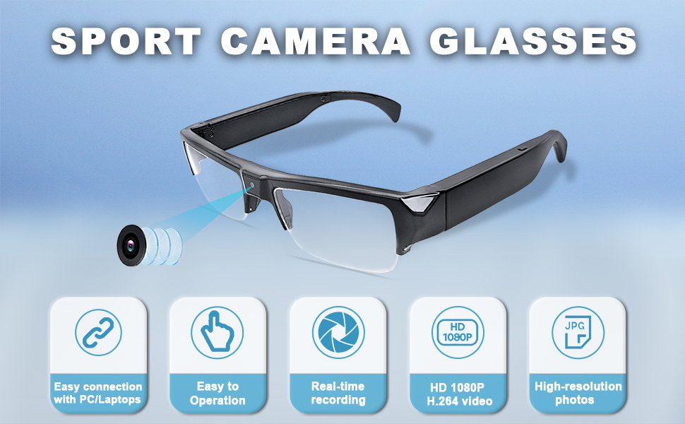 occhiali fotocamera spia