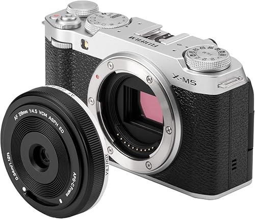 VILTROX 28mm f4.5 Pancake Lens Fuji x, AF 28mm f4.5 X mount lens for Fuji, Pancake lens fujifilm x mount for Fujifilm X-T5 X-H2 X-T50 X-M5 X-T30 II X-Pro3 X-S20 X-E4 - Fashionser