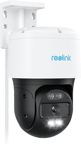 Reolink PoE 4K PT Telecamera Esterno, Panoramica a 355° e Inclinazione a 90°, Inseguimento Automatico, Rilevamento di Uomo/Veicolo/Animale, Visione Notturna a Colori, Audio 2 Vie, RLC-830A - Fashionser