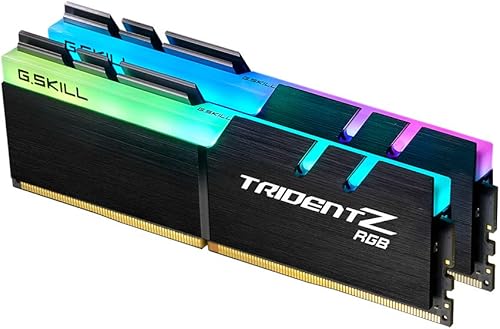 G.SKILL Trident Z RGB DDR4-4000MHz CL16-16-16-36 1.40V 32GB (2x16GB), F4-4000C16D-32GTZRA - Fashionser