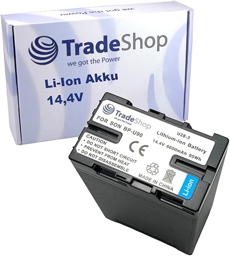Batteria agli ioni di litio, 14,4 V/V, 6600 mAh per SONY PMW VPL-EX1 PMW della EX1R PMW-F3 K PMW EX3 PMW-F3 PMW F3L PMW-150 PMW 100 PMW 160 PMW-260 PMW 200 PMW 280 sostituisce U30 BP BP U60 BP-U90 BP U65 BP u95 - Fashionser