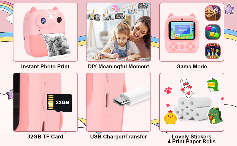 Macchina Fotografica Bambini Istantanea