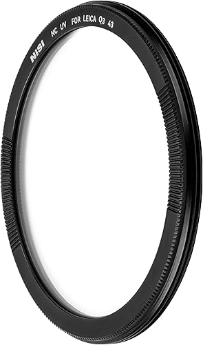 NiSi Filtro UV per Leica Q3 43 - Filtro di protezione UV per obiettivo fotocamera, telaio in ottone ultra sottile, vetro ottico, nano multi-rivestimento - Fashionser