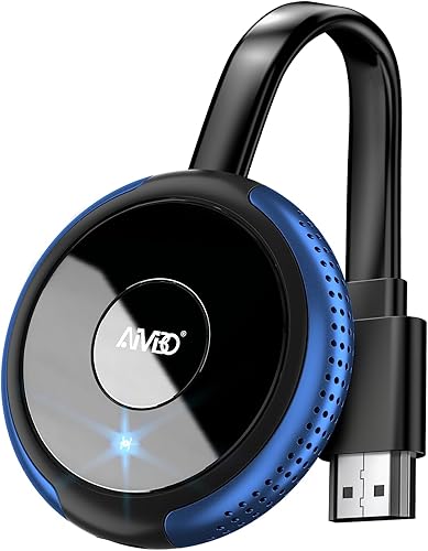 Adattatore display wireless AIMIBO 4K 5G - Film, programmi e TV in diretta Plug & Play da smartphone, tablet, laptop su qualsiasi TV - compatibile con i*OS, Android, Windows, Mac OS, Airplay, DLNA - Fashionser