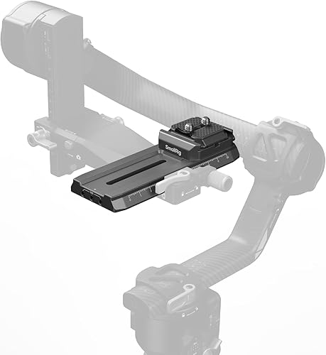 SMALLRIG Adattatore per Piastra a Sgancio Rapido per Manfrotto per DJI RS 2 / RSC 2 / RS3 / RS 3 Pro/RS 4 / RS 4 Pro, con Piastra a Sgancio Rapido per Arca-Swiss, HawkLock H38 – 4638 - Fashionser