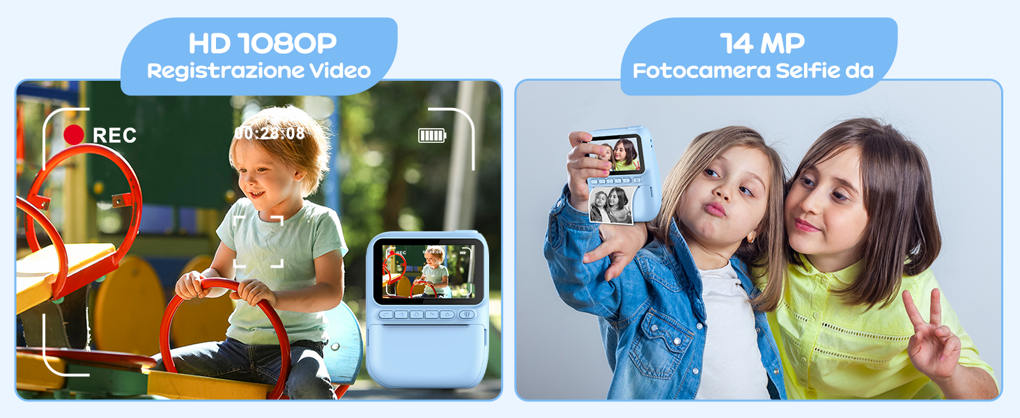 macchina fotografica bambini