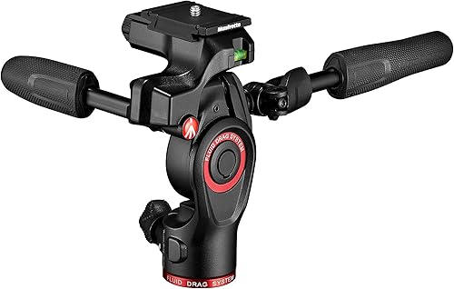 Manfrotto Befree Live, Kit Treppiede Video da Viaggio, con Testa per Videocamera e Chiusure a Leva, Treppiede in Alluminio per Reflex, Mirrorles, Accessori Video-Fotografici - Fashionser