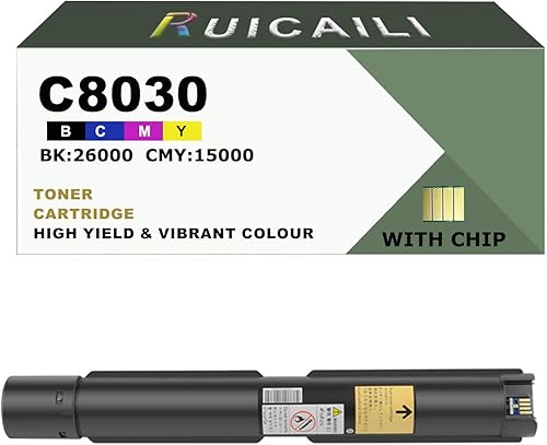 C8030 C8035 C8045 C8055 C8070 cartuccia toner di ricambio compatibile per Xerox Work con AltaLink C8030 C8035 C8045 C8055 C8070 stampante (4, nero, ciano, magenta, giallo) - Fashionser