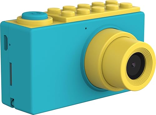 myFirst Camera 2, Fotocamera per Bambini, con Custodia Waterproof, 8 MP, Schermo IPS da 2', Video Full HD, Scheda di Memoria Micro SD fino a 32 GB non Inclusa, Blu - Fashionser