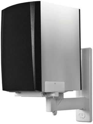 BT 77 Bianco V.2 inclinabile e girevole supporto da muro per Altoparlante Coppia Weise, Ingegneria @ All Bundle con 10 anni di garanzia. - Fashionser