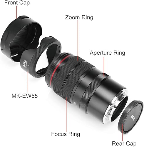 Meike MK 6-11mm f3.5 Fisheye Zoom obiettivo APS-C sensore formato per Nikon F - Fashionser