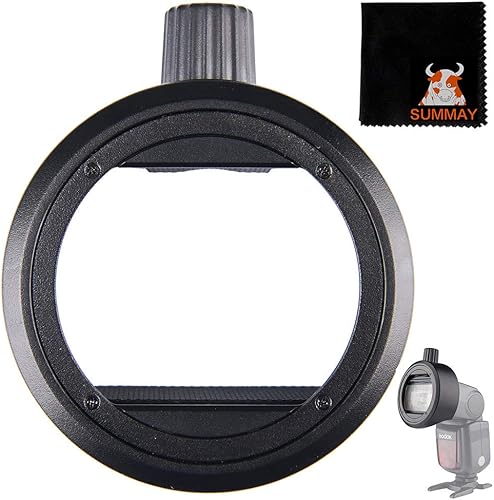 GODOX S-R1 Accessori per testine rotonde compatibili con Godox V860II, V850II, TT685 e TT600 Fotocamera Flash e Canon, Nikon, Sony Flash della fotocamera (S-R1) - Fashionser