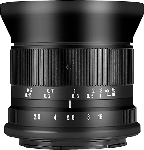 7artisans 12mm F2.8 Mark Ⅱ Ultra grandangolare APS-C Manuale Focus Prime Lens Compatibile per Sony E-Mount Mirrorless Fotocamere A6500 A6300 - Fashionser
