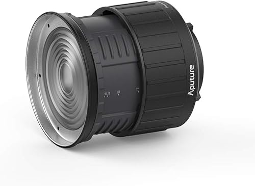 Aputure Fresnel 2X Attacco per obiettivo Aputure 120D Mark ii e altre luci con attacco Bowen di tipo S + panno di pulizia Oneshot - Fashionser