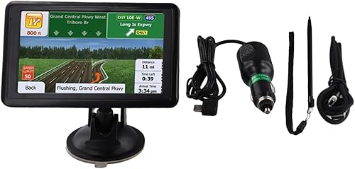 babominimer Navigatore GPS touch screen da 12,7 cm, navigatore satellitare per auto con mappa del Regno Unito, navigazione GPS per auto, camion, con guida vocale e autovelox allarmante - Fashionser