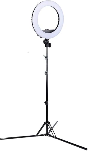 HAKUTATZ - Lampada ad anello a LED, luce fissa, per video e foto - Fashionser