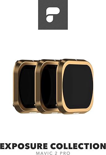 PolarPro Exposure Filter Collection (ND128, ND256, ND1000 Filtri per Fotografia a Lunga Esposizione) per DJI Mavic 2 Pro Filtri - Fashionser