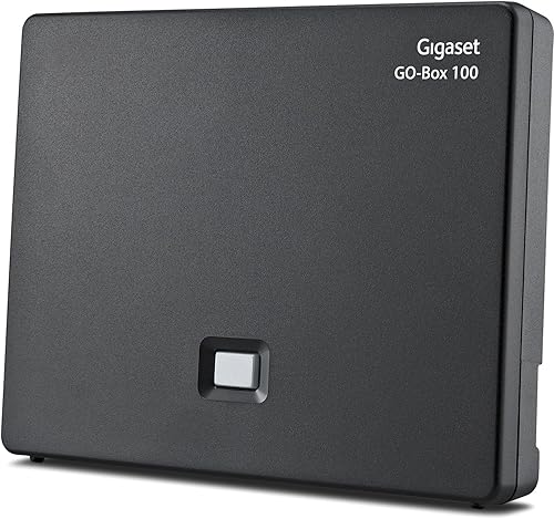 Gigaset GO-Box 100 - Stazione base analogica VoIP Hybrid per (ad esempio): Telefono cordless S850A - Fashionser